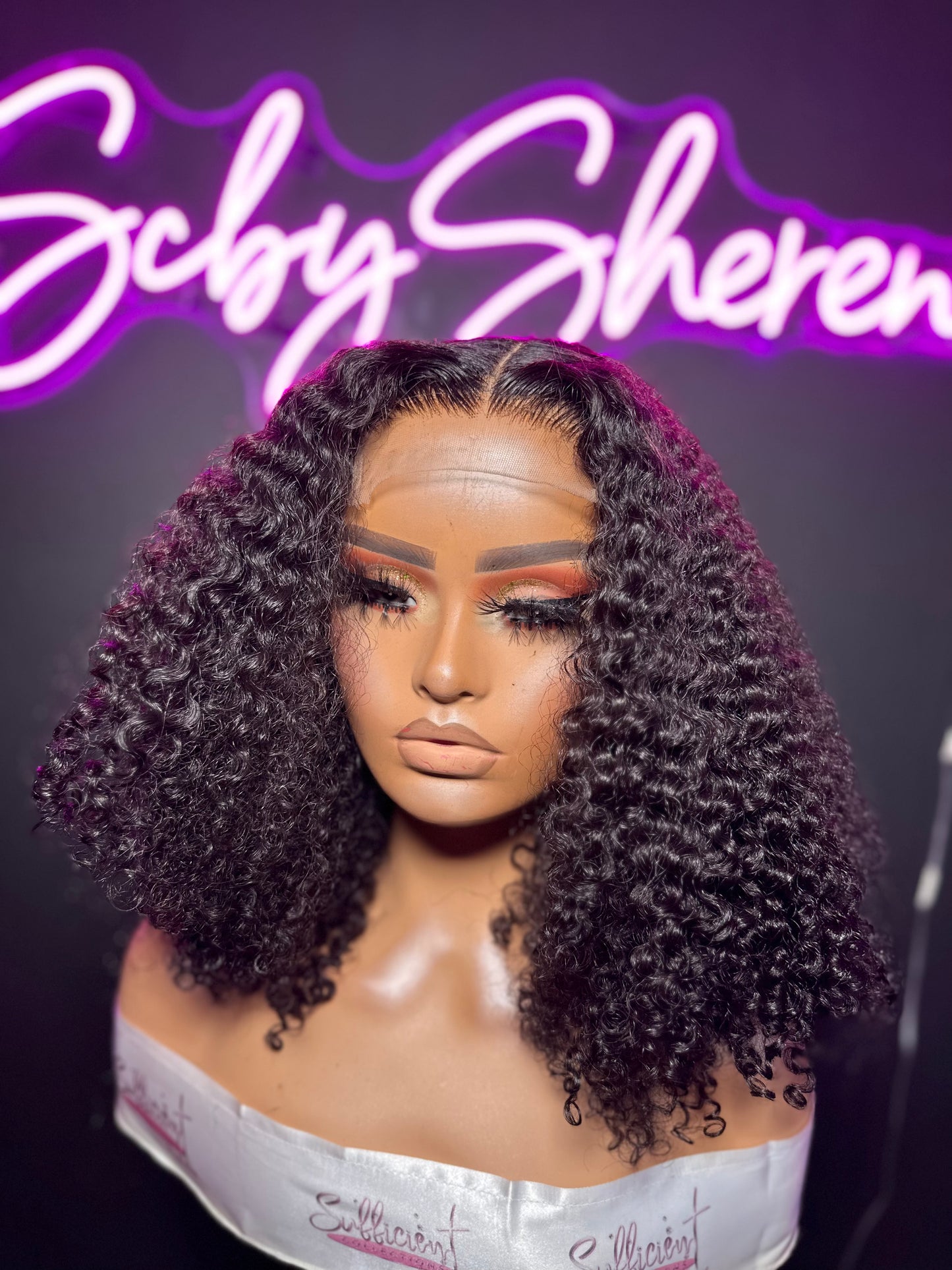 Raw HD Kinky Curly Closure Wig